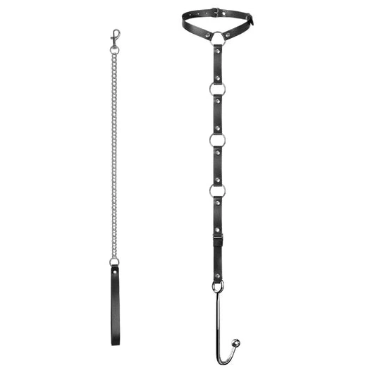 Anal 5853 Hook and with Leash EverydayUse Kinky Collar 1018